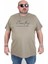 Erkek Büyük Beden Sıfır Yaka Tişört Country 25174 Hakı 1