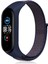 Xiaomi Mi Band 6 Uyumlu Hasır Kordon Kumaş Kayış Cırtcırtlı Kordon - Mavi 1