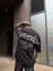 Respect Sırt Baskılı Oversize T-Shirt - Siyah 1