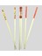 Bambu Chopstick Çubuk Yemek Çubuğu Yıkanabilir Tekrar Kullanılabilir (3 Çift- 6 Adet) 3