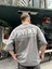 Renegade Yıkamalı Oversize T-Shirt - Gri 1