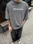 Renegade Yıkamalı Oversize T-Shirt - Gri 4