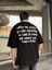Sırt Nakış Detaylı When The Power T-Shirt- Siyah 1
