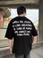 Sırt Nakış Detaylı When The Power T-Shirt- Siyah 5