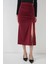 8033 Sandy Yırtmaçlı Etek - Bordo 2