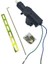 12V MERKEZİ KAPI KİLİT MOTORU ARKA (2-KABLO) 1