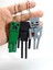 Minecraft Anahtarlık Seti - İskelet, Creeper ve Enderman Karakterleri 3
