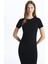 Xsıde Bisiklet Yaka Kadın Bodycon Elbise 2
