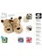 İkili Set, 6-18 Ay İplay Mama Önlüğü Ve 0-6ay Flower Khaki Funky Süet Patik 4