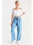 6469 Bol Paça Jeans Pantolon - Mavi 3