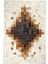 Krem ve Kahverengi Ombre Patchwork Dana Derisi Halı 5