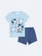Lcw Baby Bisiklet Yaka Mickey Mouse Baskılı Erkek Bebek Şortlu Pijama Takımı 1