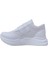 Beyaz Gümüş Kalpli Cırtlı Sneakers Çocuk Ayakkabı 3