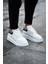 SHO299 Lastikli Yüksek Taban Gbt Sollıevo Erkek Ayakkabı Beyaz/sıyah 1