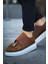 SHO297 Lastikli Toka Detaylı Rahat Taban Cbt Erkek Ayakkabı Taba 1