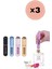 3 Adet Taşınabilir Mini Doldurmalı Parfüm Şisesi Cep Parfümü Seyahat Tipi Çanta Içi 5ml 2
