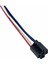 RÖLE SOKETİ (RÖLE YUVASI) 5 UÇLU SİYAH (4 KABLOLU) (2.5 MM KABLOLU) 4