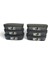 Saklama Kabı, Antrasit, 6'lı Set, 0.6 Lt 4