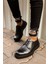 SHO001 Bağcıklı Fst Classic Lace Erkek Klasik Ayakkabı Sıyah 1