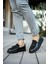 SHO002 Püsküllü Corcik Cst Loafer Pelle Erkek Klasik Ayakkabı Sıyah 2