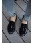 SHO002 Püsküllü Corcik Cst Loafer Pelle Erkek Klasik Ayakkabı Sıyah 5