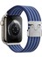 Apple Watch 10 46MM Uyumlu KRD-133 Naylon Kumaş Hasır Örgülü Kordon 1