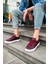 SHO015 Bağcıklı Yüksek Taban Delikli Desen Cbt First Edition Erkek Ayakkabı Bordo 4