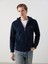 Lcwaıkıkı Basic Kapüşonlu Uzun Kollu Erkek Fermuarlı Sweatshirt 1