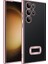 Samsung Galaxy S23 Ultra Kkılıf Logo Detaylı Esnek Elis Lazer Silikon Kapak 1