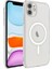 Apple iPhone 12 Kılıf Magsafeli Şeffaf Zyla Pc Sert Silikon Kapak 1