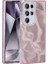 Samsung Galaxy S23 Ultra Kılıf Fırça Desenli ve Taşlı Trix Premium Sert Silikon Kapak 1