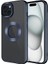 Apple iPhone 15 Plus Kkılıf Logo Detaylı Esnek Elis Lazer Silikon Kapak 1