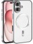 Apple Iphone 16 Kılıf Kamera Korumalı ve Logo Detaylı Luminara Silikon Case 1