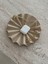 Dekoratif Dalgalı 21 cm Bej Tabak 2