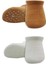 2'li Sneakers Kaymaz Colours Penye Çorap BS20104 Ekru Hardal 1