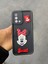 Oppo A74 Siyah Minnie Mouse Figürlü Hamur Telefon Kılıfı 1