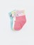Baby Pembe Baskılı Kız Bebek Soket Çorap 3'lü 2