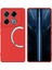 Infinix Gt 20 Pro Uyumlu Silikon Kılıf - Kamera Korumalı Esnek Pastel Renk Kapak - Kırmızı 1
