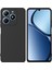 Realme C63 Uyumlu Silikon Kılıf - Kamera Korumalı Esnek Pastel Renk Kapak - Siyah 1