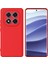 Poco X7 Uyumlu Silikon Kılıf - Kamera Korumalı Esnek Pastel Renk Kapak - Kırmızı 1