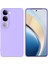 Vivo V40 Lite Uyumlu Silikon Kılıf - Kamera Korumalı Esnek Pastel Renk Kapak - Lila 1