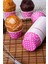 Cup Cake | Sufle Kapsülü | Muffin Kapsülü Pembe Puantiyeli 25 Adet (50X39mm) 1