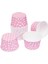 Cup Cake | Sufle Kapsülü | Muffin Kapsülü Pembe Puantiyeli 25 Adet (50X39mm) 3