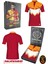 Orijinal Lisanslı Okan Buruk Desing Polo Yaka T-Shirt Metin Oktay Baskılı Hediyelik Ahşap Kutulu 1