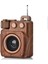 Retro Bluetooth Hoparlör, Ev Ofis Vintage Dekor Için Retro Radyo, Taşınabilir Vintage Radyo Bluetooth Hoparlör 1