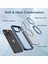 Iphone 15 Pro Uyumlu Kılıf Kamera Korumalı Magsafe Destekli 360 Dönebilir Standlı Mat Kapak 2