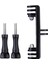 Çift Çift Spor Kamera Tutucu Kolu Kavrama Monopod Montaj Adaptörü Gopro Hero 4/3 +/3/2/1 Sjcam Vidalar ile (Yurt Dışından) 2