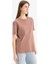 Regular Fit Bisiklet Yaka Basic Düz Penye Kısa Kollu Tişört W9584AZ25SP 3