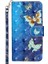 Xiaomi Redmi Note 14 4g (163.25X76.55X8.16MM) Kılıf 3D Desen Baskılı Telefon Deri Telefon Kapağı-Mavi Altın Ler (Yurt Dışından) 2