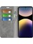 Xiaomi Redmi Note 14 Pro 4g Kılıf Skin Touch Deri Cüzdan Telefon Kapağı-Gri (Yurt Dışından) 3